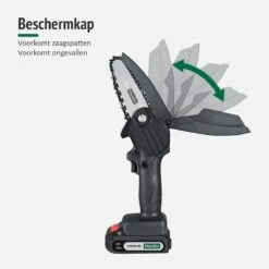 Mardin Mini Kettingzaag - Snoeizaag - Kettingzaag - Kettingzaag Electrisch Met 2 Accu - Inclusief Koffer - 1 Extra Accu - Zwart -Tuingereedschaps Winkel 1200x1200 682