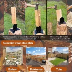 Miseru Houtklover – Geen Bijl Nodig – No Axe - Houtsplijter – Houtkliever – HANDMADE In Holland - Houtklover Voor Aanmaakhout – Metaal 15 Miseru Houtklover – Geen Bijl Nodig – No Axe - Houtsplijter – Houtkliever – HANDMADE In Holland - Houtklover Voor Aanmaakhout – Metaal -Tuingereedschaps Winkel 1200x1200 690