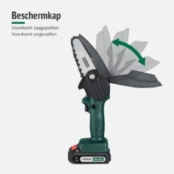 Mardin Mini Kettingzaag - Snoeizaag - Kettingzaag - Kettingzaag Electrisch Met 2 Accu - Inclusief Koffer - 1 Extra Accu - Groen -Tuingereedschaps Winkel 1200x1200 719