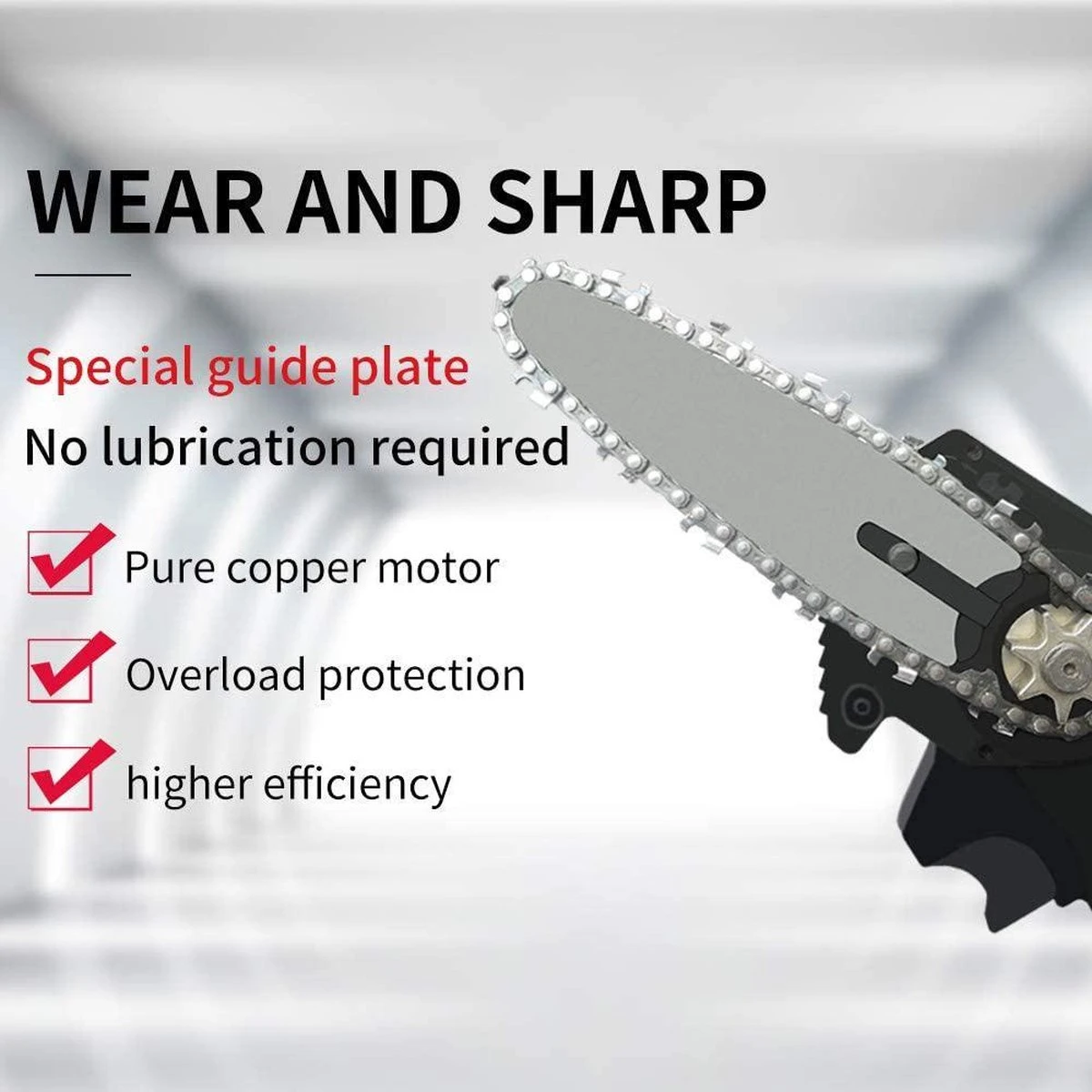 Mini Kettingzaag | Kettingzaag | Snoeischaar | Snoeizaag | Hand Kettingzaag | Tuingereedschap 3 Mini Kettingzaag | Kettingzaag | Snoeischaar | Snoeizaag | Hand Kettingzaag | Tuingereedschap - Afbeelding 3