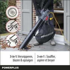 Powerplus POWEG9013 Elektrische Bladblazer - Bladzuiger En -versnipperaar - 3300W - Blazen - Zuigen - Versnipperen - Incl. 40L Opvangzak 10 Powerplus POWEG9013 Elektrische Bladblazer - Bladzuiger En -versnipperaar - 3300W - Blazen - Zuigen - Versnipperen - Incl. 40L Opvangzak -Tuingereedschaps Winkel 1200x1200 73