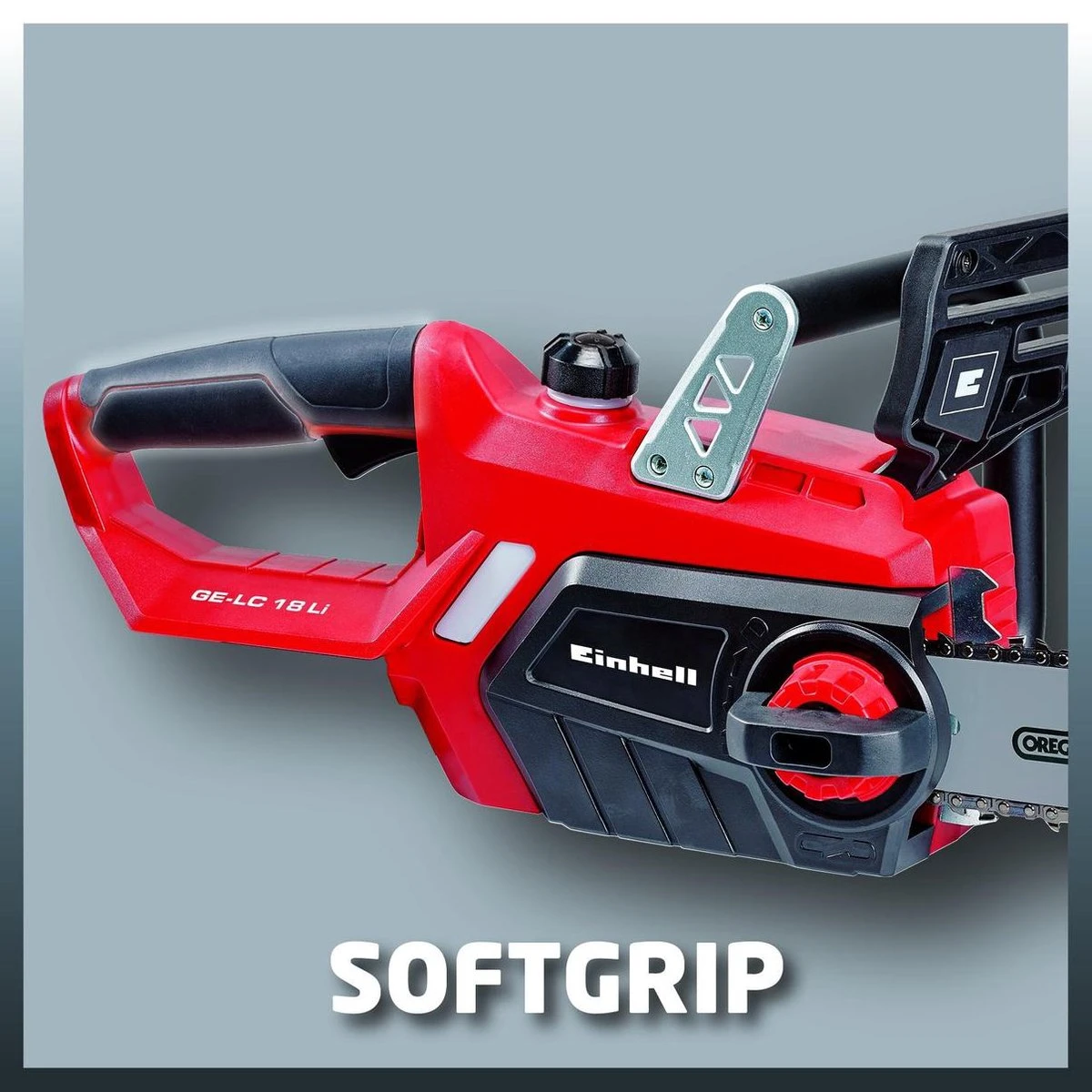 Einhell Accu Kettingzaag GE-LC 18 Li-Solo Power X-Change (Li-Ion, 18 V, 25 Cm Zwaardlengte, 23 Cm Snijlengte, Terugslagbescherming, Kettingvangbout, Zonder Accu En Lader) 9 Einhell Accu Kettingzaag GE-LC 18 Li-Solo Power X-Change (Li-Ion, 18 V, 25 Cm Zwaardlengte, 23 Cm Snijlengte, Terugslagbescherming, Kettingvangbout, Zonder Accu En Lader) - Afbeelding 9