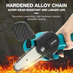 Merkloos Mini Accu Kettingzaag - 4 Inch Elektrische Boomzaag - Handkettingzaag - Met 2 Accu En 1 Oplader - Voor Tuinboom Ranch Bomen Snijden Hout- Blauw 31 Merkloos Mini Accu Kettingzaag - 4 Inch Elektrische Boomzaag - Handkettingzaag - Met 2 Accu En 1 Oplader - Voor Tuinboom Ranch Bomen Snijden Hout- Blauw -Tuingereedschaps Winkel 1200x1200 763