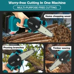 Merkloos Mini Accu Kettingzaag - 4 Inch Elektrische Boomzaag - Handkettingzaag - Met 2 Accu En 1 Oplader - Voor Tuinboom Ranch Bomen Snijden Hout- Blauw 32 Merkloos Mini Accu Kettingzaag - 4 Inch Elektrische Boomzaag - Handkettingzaag - Met 2 Accu En 1 Oplader - Voor Tuinboom Ranch Bomen Snijden Hout- Blauw -Tuingereedschaps Winkel 1200x1200 764
