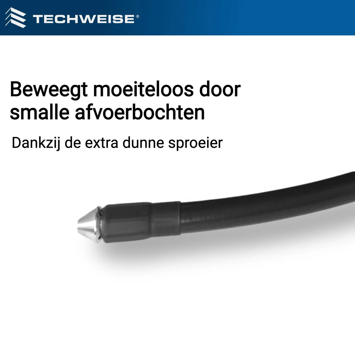Techweise - Rioolslang Voor Kärcher K2 T/m K7 - 15M - Met Voorwaartse Hogedruksproeiers 6 Techweise - Rioolslang Voor Kärcher K2 T/m K7 - 15M - Met Voorwaartse Hogedruksproeiers - Afbeelding 6