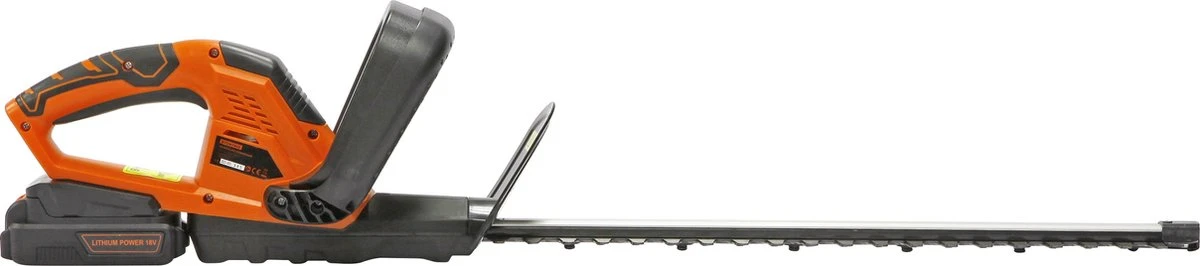 Kibani Accu Heggenschaar – Inclusief 2000mAh Li-ion Accu – 51 Cm Zwaardlengte - 18V 5 Kibani Accu Heggenschaar – Inclusief 2000mAh Li-ion Accu – 51 Cm Zwaardlengte - 18V - Afbeelding 5