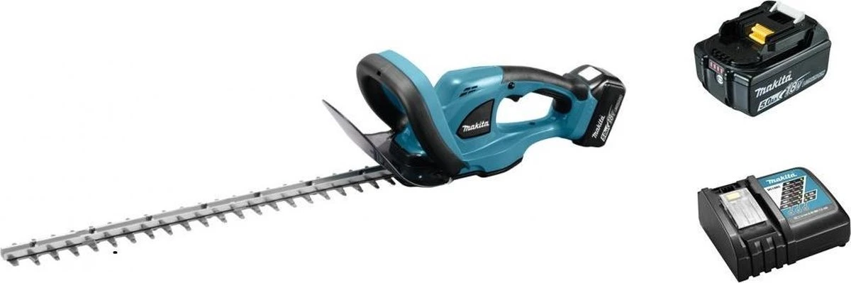 Makita DUH523RT - Heggenschaar Set - 18V Li-Ion Accu (1x 5,0Ah Accu) - 520mm 1 Makita DUH523RT - Heggenschaar Set - 18V Li-Ion Accu (1x 5,0Ah Accu) - 520mm