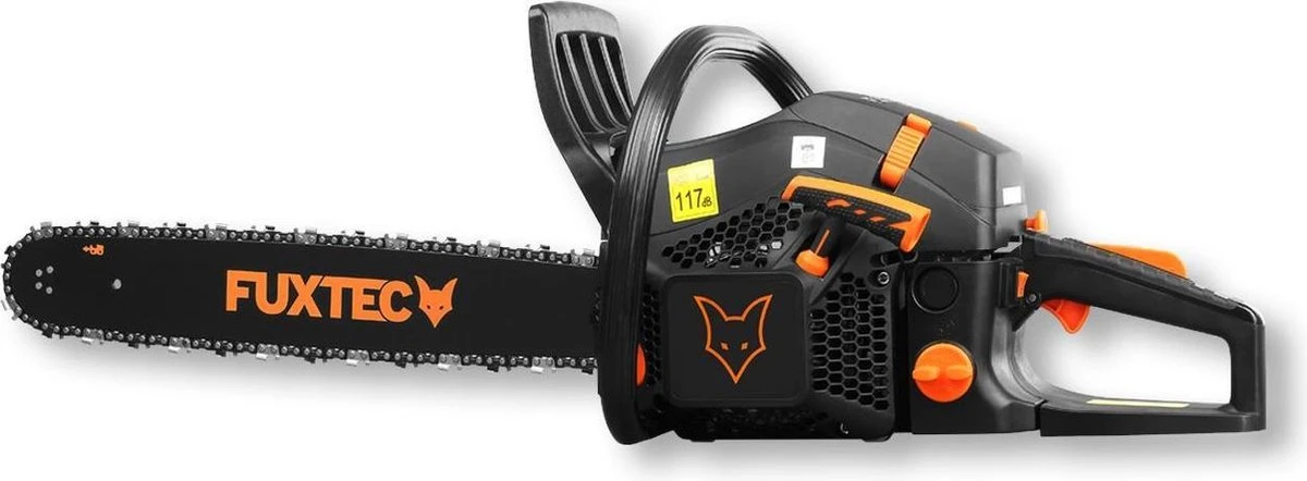 FUXTEC Kettingzaag Benzine - 61,5cc 2-takt - 51cm / 20 Inch Zwaardlengte - Incl. Zaagblad & Ketting - FX-KS262 - Black Edition 6 FUXTEC Kettingzaag Benzine - 61,5cc 2-takt - 51cm / 20 Inch Zwaardlengte - Incl. Zaagblad & Ketting - FX-KS262 - Black Edition - Afbeelding 6