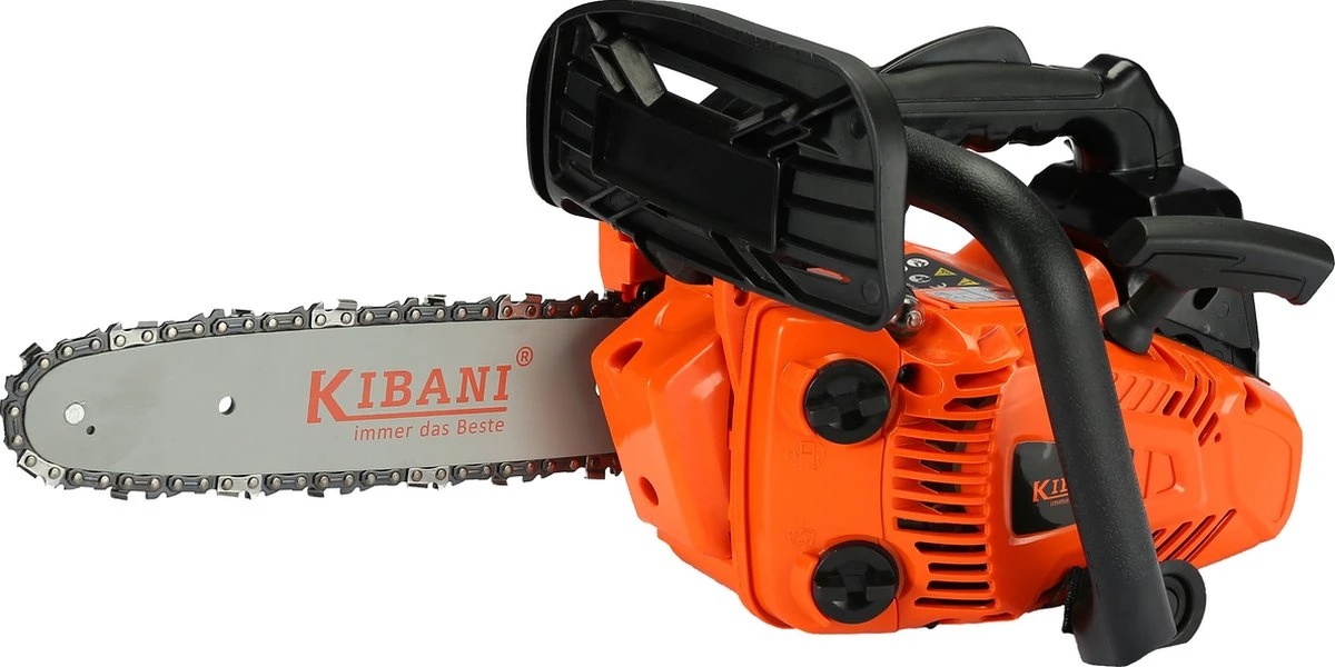 Kibani Kettingzaag Benzine - 25.4 Cc / 1 Pk 2-takt Motor - Zwaardlengte 25 Cm / 10 Inch – Easy-Startsysteem - Snoeizaag 5 Kibani Kettingzaag Benzine - 25.4 Cc / 1 Pk 2-takt Motor - Zwaardlengte 25 Cm / 10 Inch – Easy-Startsysteem - Snoeizaag - Afbeelding 5