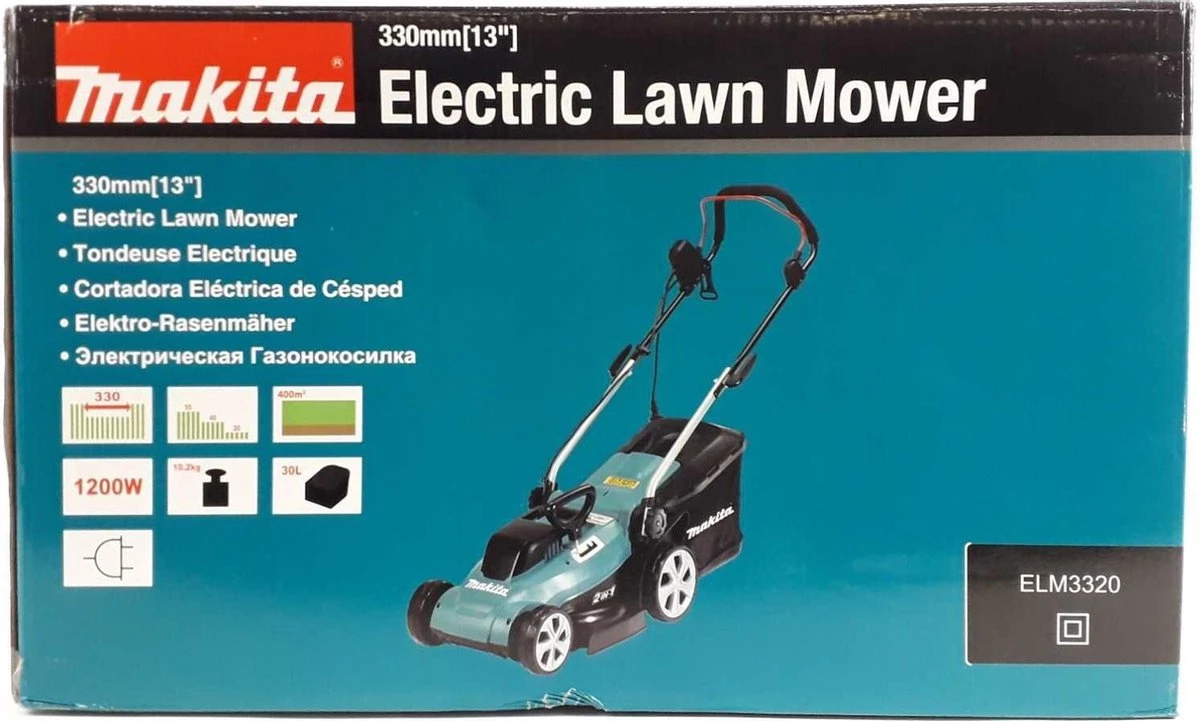 Makita Grasmaaier - ELM3320 - 230 V - 33 Cm 6 Makita Grasmaaier - ELM3320 - 230 V - 33 Cm - Afbeelding 6