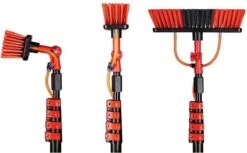 HIGHWALL Telescoopsteel Met Borstel - Glazenwassersset - Tot 4,6m Uitschuifbaar - Met Zeepdispenser -Tuingereedschaps Winkel 1200x742 3
