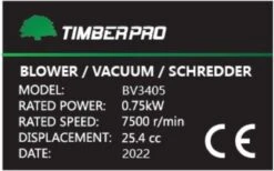 TIMBERPRO - Bladblazer - Benzine - Met Zuig En Versnipperfunctie - Blaassnelheid 225 Km/h - Opvangzak 45 L 8 TIMBERPRO - Bladblazer - Benzine - Met Zuig En Versnipperfunctie - Blaassnelheid 225 Km/h - Opvangzak 45 L -Tuingereedschaps Winkel 1200x747 1