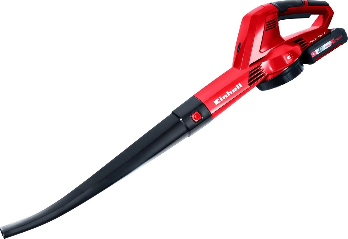 Einhell Accu Bladblazer GE-CL 18 Li E Kit (1x2,0Ah) Power X-Change (Li-Ion - 18 V - 12000 Min-1 - 210 Km/h Blaasluchtstroom - Incl. 2,0 Ah Accu En Lader) 1 Einhell Accu Bladblazer GE-CL 18 Li E Kit (1x2,0Ah) Power X-Change (Li-Ion - 18 V - 12000 Min-1 - 210 Km/h Blaasluchtstroom - Incl. 2,0 Ah Accu En Lader)