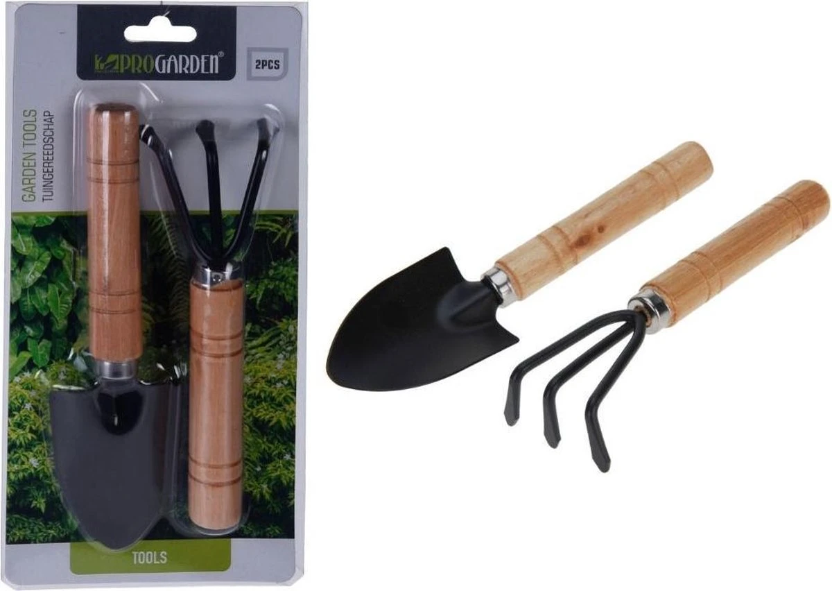 Pro Garden Schep En Hark Mini - Kinderen - Kamerplanten - Tuingereedschapsetje - Tuinieren 2 Pro Garden Schep En Hark Mini - Kinderen - Kamerplanten - Tuingereedschapsetje - Tuinieren - Afbeelding 2