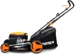 FUXTEC Grasmaaier Benzine - 46cm - Zelfrijdend / Zelftrekkend / Achterwielaandrijving - Mulchfunctie - Opvangbak 50L - FX-RM4646 21 FUXTEC Grasmaaier Benzine - 46cm - Zelfrijdend / Zelftrekkend / Achterwielaandrijving - Mulchfunctie - Opvangbak 50L - FX-RM4646 -Tuingereedschaps Winkel 1200x856