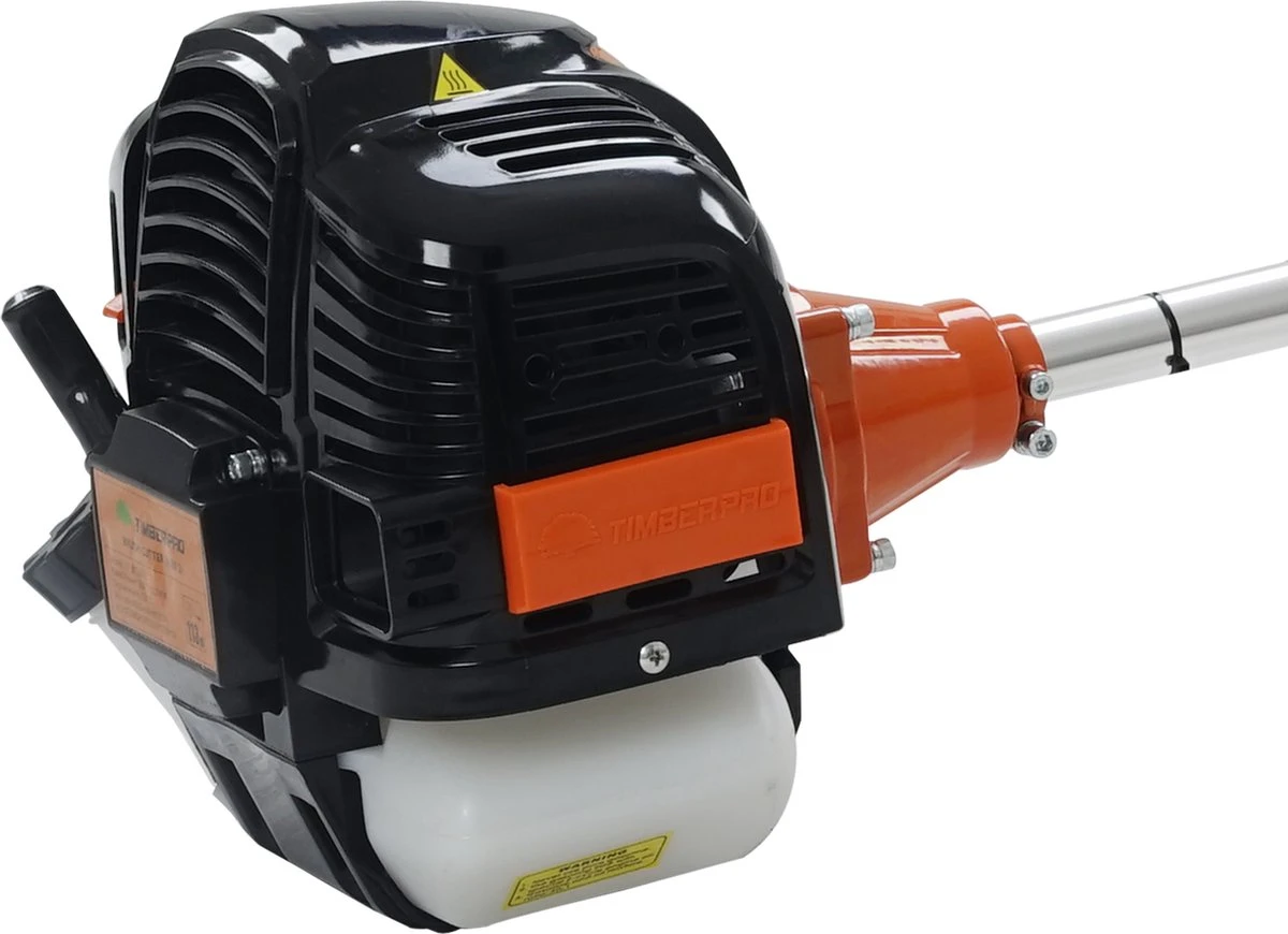 TIMBERPRO - Bosmaaier 2-in-1 - Benzine - Draad En Mes - 52 Cm³ - 3,0 PK. 2 TIMBERPRO - Bosmaaier 2-in-1 - Benzine - Draad En Mes - 52 Cm³ - 3,0 PK. - Afbeelding 2