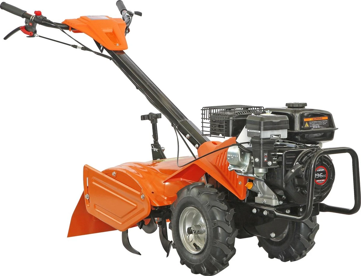 Kibani Grondfrees Benzine - 196cc - 46CM Breedte - 6.5PK - Loncin Motor - Tuinfrees - Tuinfrees Benzine - Bodemfrees - Tuinploeg - Grondfreesmachine 2 Kibani Grondfrees Benzine - 196cc - 46CM Breedte - 6.5PK - Loncin Motor - Tuinfrees - Tuinfrees Benzine - Bodemfrees - Tuinploeg - Grondfreesmachine - Afbeelding 2