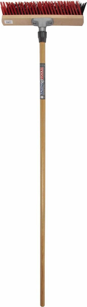 Talen Tools - X-bezem - Buiten - 40 Cm - Rood/Zwart - Compleet 2 Talen Tools - X-bezem - Buiten - 40 Cm - Rood/Zwart - Compleet - Afbeelding 2