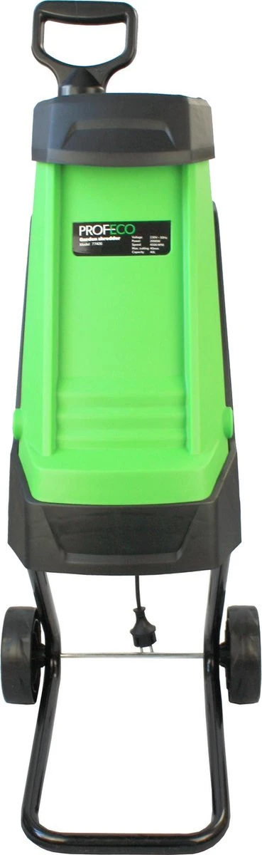 Profeco Stille Hakselaar 2000W - Tuinhakselaar - Versnipperaar Voor 45mm Takdikte - Incl. 50 Liter Opvangzak En Veilige Duwstok 3 Profeco Stille Hakselaar 2000W - Tuinhakselaar - Versnipperaar Voor 45mm Takdikte - Incl. 50 Liter Opvangzak En Veilige Duwstok - Afbeelding 3