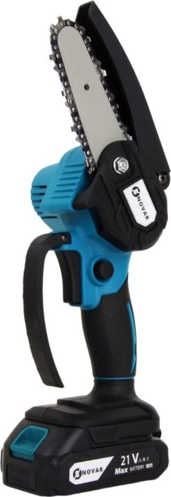 NovarGarden® Mini Kettingzaag NG1 - Met 2x Accu - Takkenzaag - Snoeizaag - Electrisch - Handzaag - Boomzaag - 21V 15 NovarGarden® Mini Kettingzaag NG1 - Met 2x Accu - Takkenzaag - Snoeizaag - Electrisch - Handzaag - Boomzaag - 21V -Tuingereedschaps Winkel 414x1200