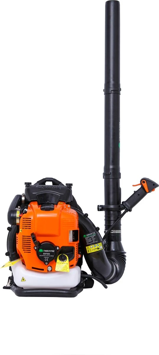 TIMBERPRO – Bladblazer – 4-takt - Rug Gedragen - 76 Cc - Blaassnelheid 386 Km/u 1 TIMBERPRO – Bladblazer – 4-takt - Rug Gedragen - 76 Cc - Blaassnelheid 386 Km/u