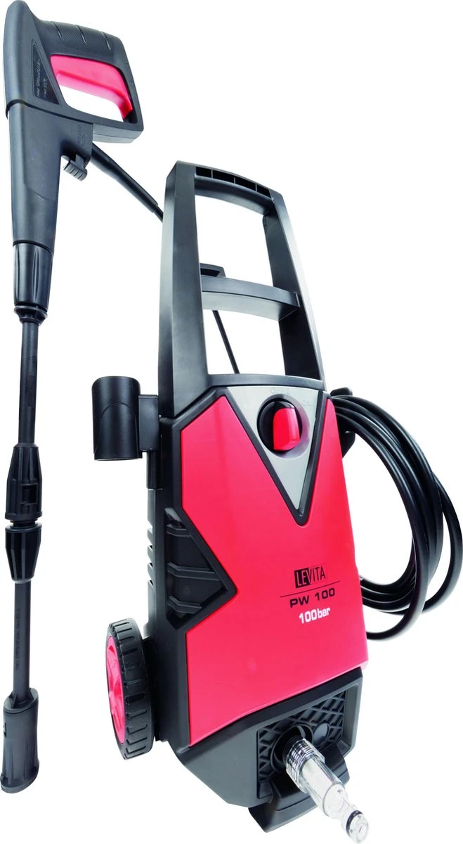 Levita PW100 Elektrische Hogedruk Reiniger - 100 Bar - 1400W 1 Levita PW100 Elektrische Hogedruk Reiniger - 100 Bar - 1400W