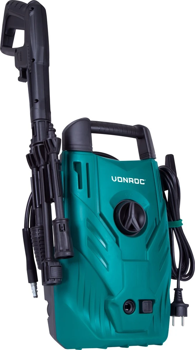VONROC Hogedrukreiniger V14C-1 - 1400W – 110 Bar – 390 L/h – Compact - Incl. 5m Slang, Spuitstukken En Accessoires 2 VONROC Hogedrukreiniger V14C-1 - 1400W – 110 Bar – 390 L/h – Compact - Incl. 5m Slang, Spuitstukken En Accessoires - Afbeelding 2