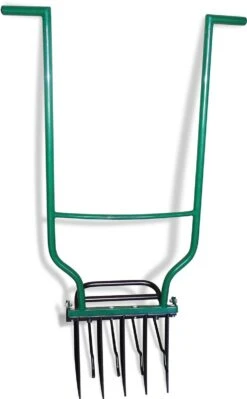 Biogroei® Ergonomische Woelvork - Spitvork - Met Verkruimelaar - Verlucht Je Bodem