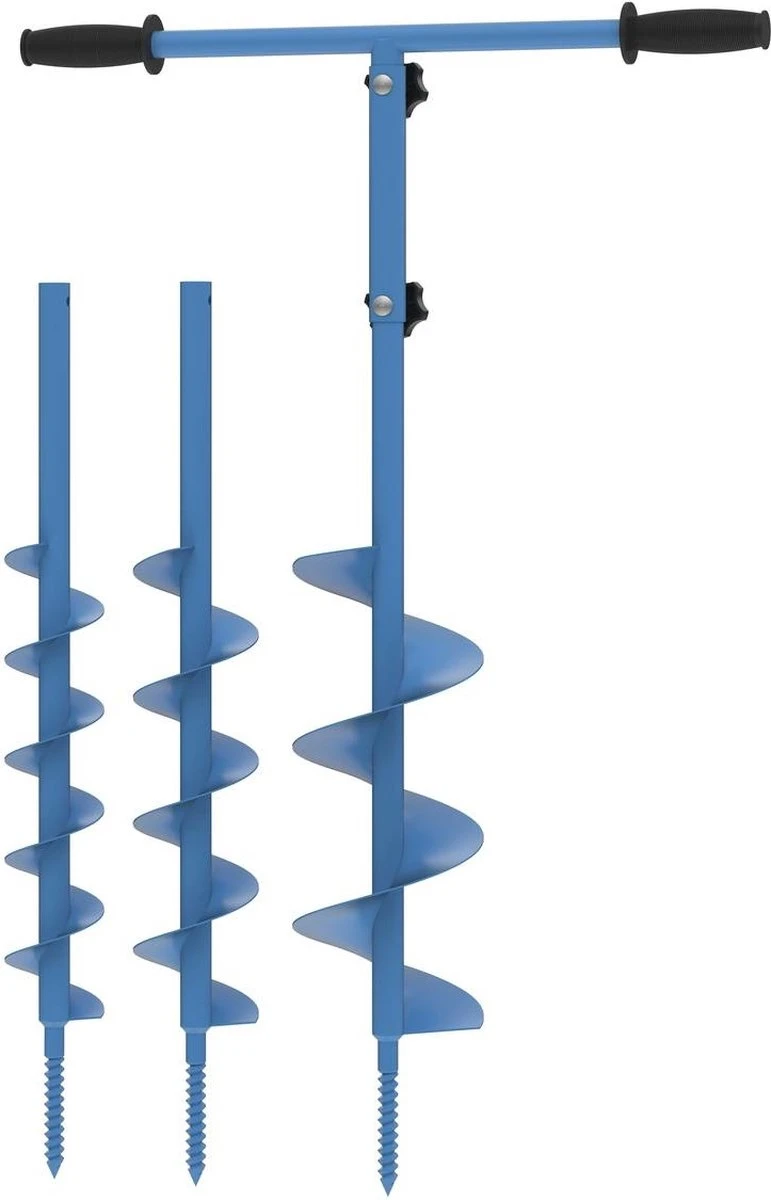 Güde 3-in-1 Handgrondboor Met 3 Booropzetstukken - GH 80-150 1 Güde 3-in-1 Handgrondboor Met 3 Booropzetstukken - GH 80-150