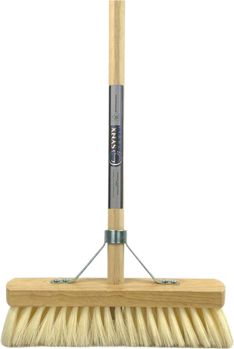 Synx Tools Binnenbezem Fibersoft - Zachte Bezems - Kamerveger - Veger / Zachte Besem - Incl. Steel 140cm - Binnen Bezem 1 Synx Tools Binnenbezem Fibersoft - Zachte Bezems - Kamerveger - Veger / Zachte Besem - Incl. Steel 140cm - Binnen Bezem