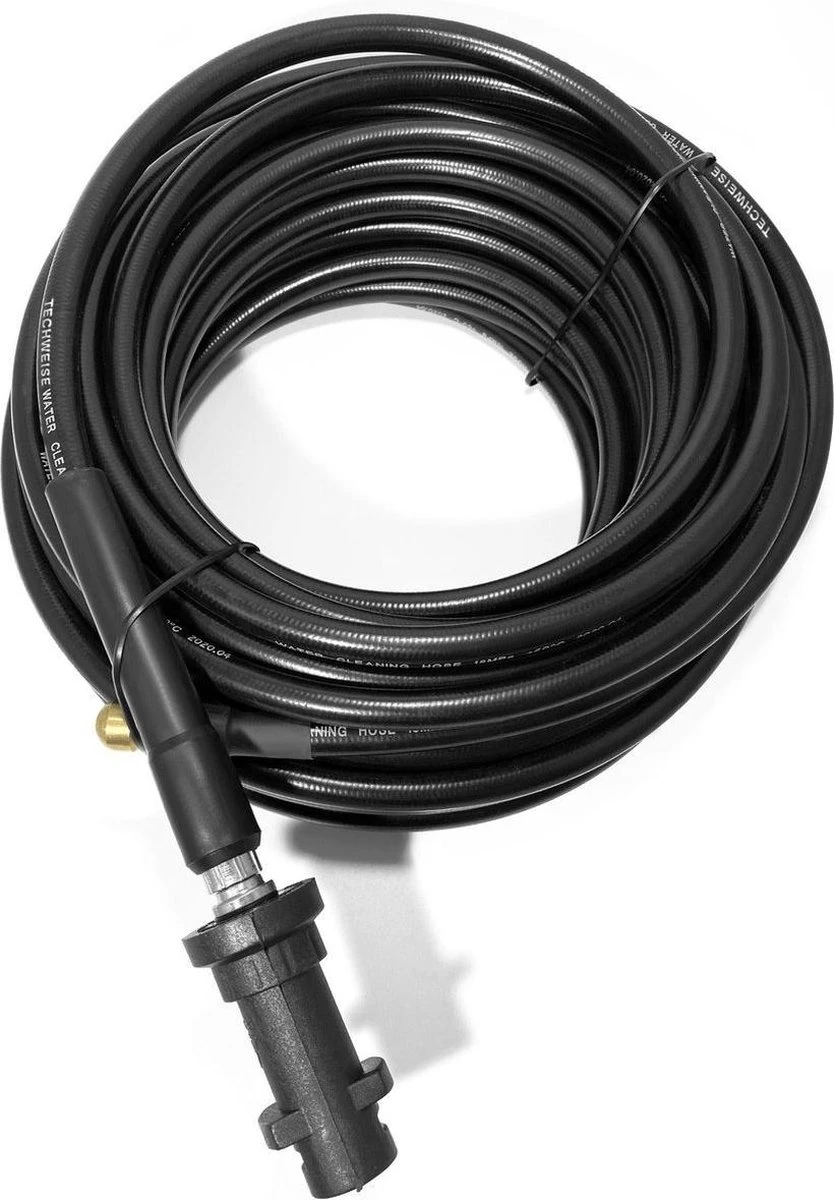 Techweise - Rioolslang Voor Kärcher K2 T/m K7 - 20M - Met 4 Achterwaartse Hogedruksproeiers 4 Techweise - Rioolslang Voor Kärcher K2 T/m K7 - 20M - Met 4 Achterwaartse Hogedruksproeiers - Afbeelding 4
