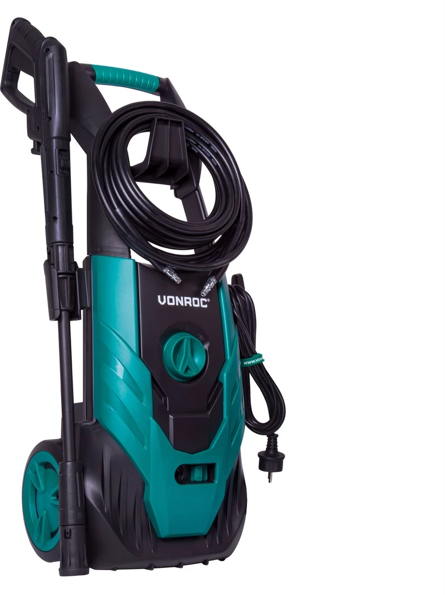 VONROC Hogedrukreiniger V18-1 1800W – 140 Bar – 420 L/h – Incl. 8m Slang, Reinigingsmiddelen Tank En Meer 2 VONROC Hogedrukreiniger V18-1 1800W – 140 Bar – 420 L/h – Incl. 8m Slang, Reinigingsmiddelen Tank En Meer - Afbeelding 2