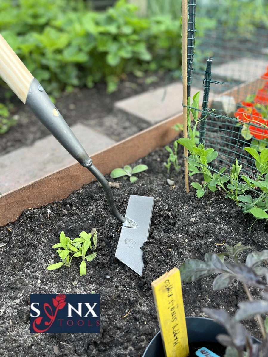 Synx Tools Rechte Schoffel 16cm Gesmeed - Schoffels / Onkruidverwijderaar - Schoffel Met Steel - 170 Cm Steel Met Hilt - Hark - Onkruidbestrijding 3 Synx Tools Rechte Schoffel 16cm Gesmeed - Schoffels / Onkruidverwijderaar - Schoffel Met Steel - 170 Cm Steel Met Hilt - Hark - Onkruidbestrijding - Afbeelding 3