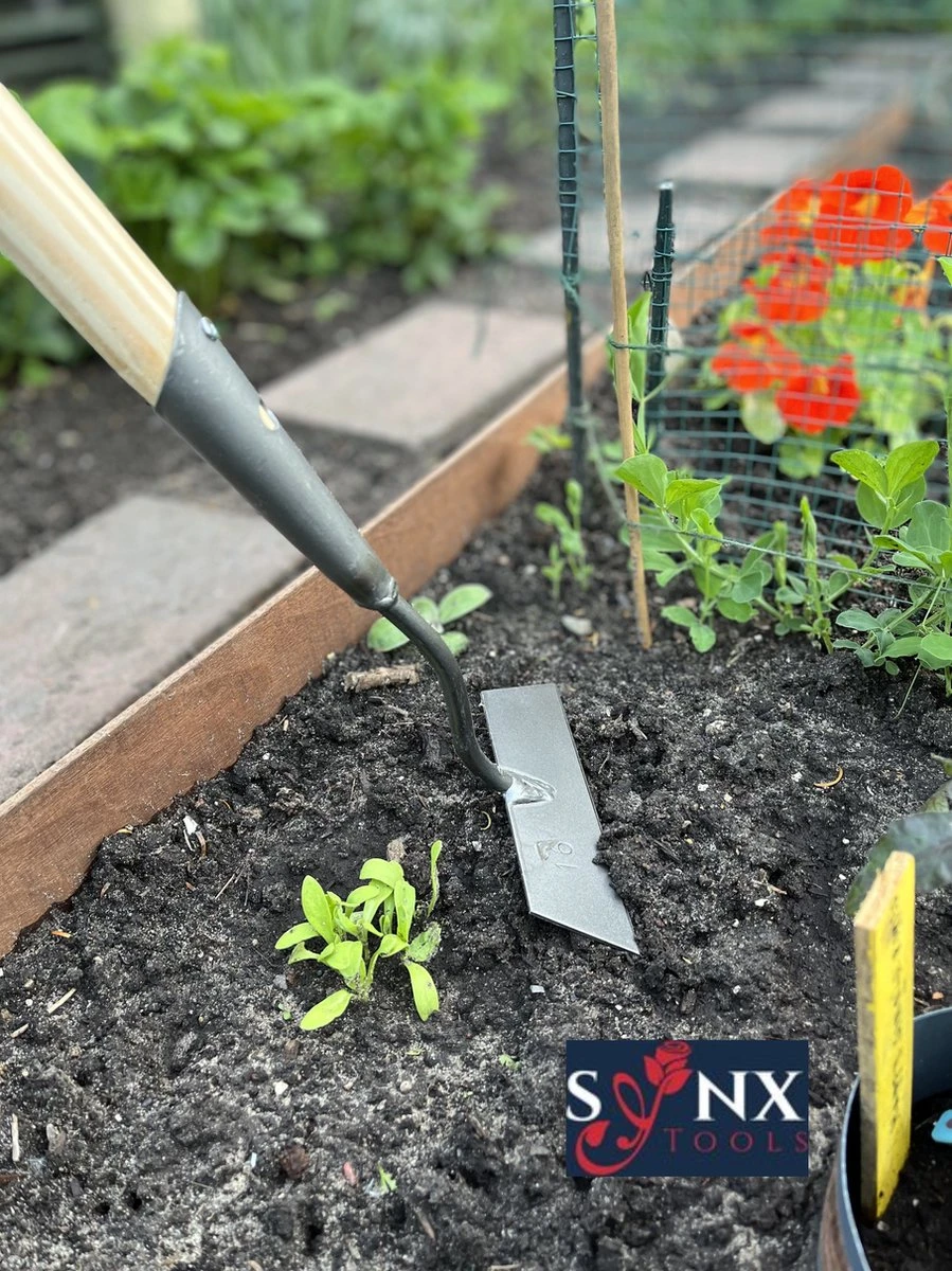 Synx Tools Rechte Schoffel 16cm Gesmeed - Schoffels / Onkruidverwijderaar - Schoffel Met Steel - 170 Cm Steel Met Hilt - Hark - Onkruidbestrijding 2 Synx Tools Rechte Schoffel 16cm Gesmeed - Schoffels / Onkruidverwijderaar - Schoffel Met Steel - 170 Cm Steel Met Hilt - Hark - Onkruidbestrijding - Afbeelding 2