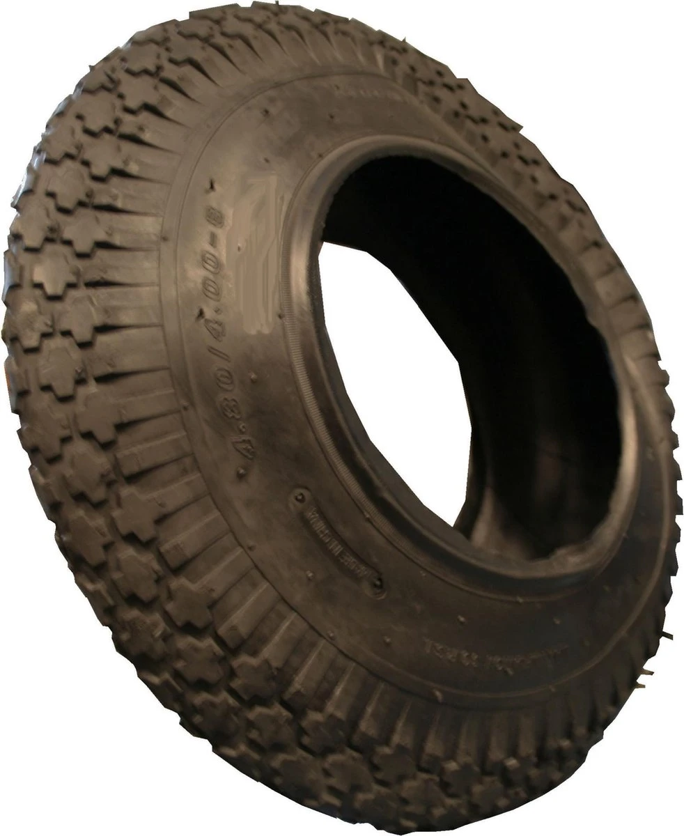 Benson Buitenband Kruiwagenwiel 4.80/4.00-8 – 39x39cm | Skelterwiel 2 Benson Buitenband Kruiwagenwiel 4.80/4.00-8 – 39x39cm | Skelterwiel - Afbeelding 2