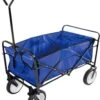 Benson Opvouwbare Bolderkar - 91x52x62 Cm - Max 100 Kg - Blauw